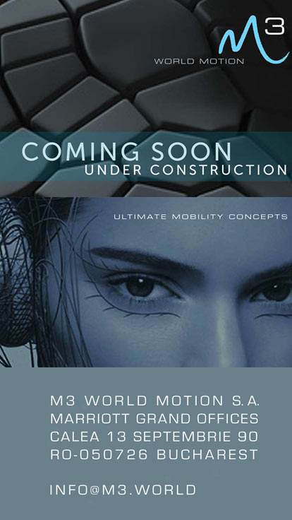 Welcome to M3 World Motion. We are under construction and will be coming back soon.