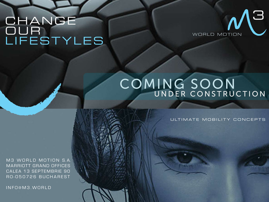 Welcome to M3 World Motion. We are under construction and will be coming back soon.